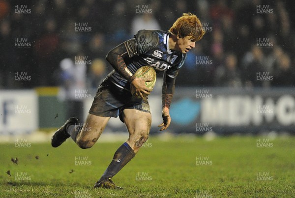 190113 - Cardiff Blues v Sale Sharks - Heineken Cup -Rhys Patchell of Cardiff Blues