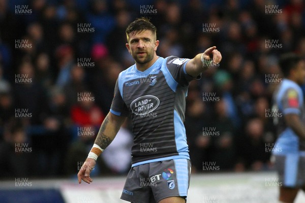 151218 - Cardiff Blues v Saracens - European Rugby Champions Cup - Lewis Jones of Cardiff Blues 