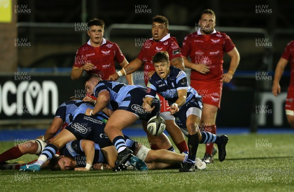 041019 - Cardiff Blues A v Scarlets A - Celtic Cup - Jamie Hill of Cardiff Blues