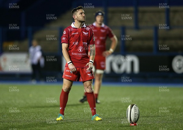 041019 - Cardiff Blues A v Scarlets A - Celtic Cup - Ryan Lamb of Scarlets