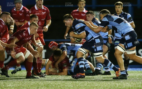 041019 - Cardiff Blues A v Scarlets A - Celtic Cup - Aled Ward of Cardiff Blues