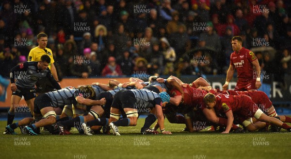 311217 - Cardiff Blues v Scarlets - Guinness PRO14 - Scrum