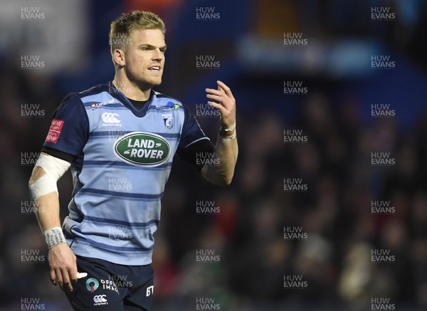 311217 - Cardiff Blues v Scarlets - Guinness PRO14 - Gareth Anscombe of Cardiff Blues