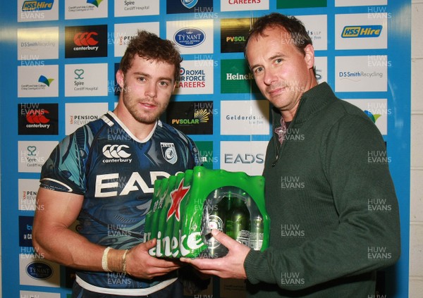 211012 Cardiff Blues v RC Toulon - Heineken Cup -Blues' man of the match Leigh Halfpenny