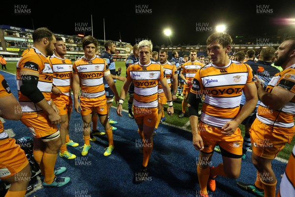 280918 - Cardiff Blues v Toyota Cheetahs - Guinness PRO14 - Dejected Tian Schoeman of Cheetahs at full time