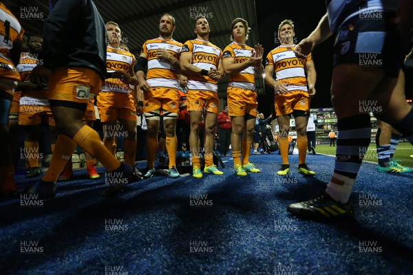 280918 - Cardiff Blues v Toyota Cheetahs - Guinness PRO14 - Dejected Cheetahs at full time