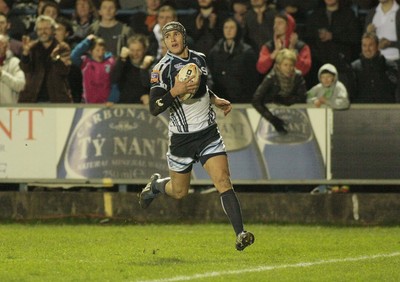 170212 Cardiff Blues v Ulster - RaboDirect PRO 12 -Blues' Tom James scores a try