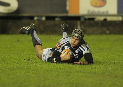 170212 Cardiff Blues v Ulster - RaboDirect PRO 12 -Blues' Tom James scores a try