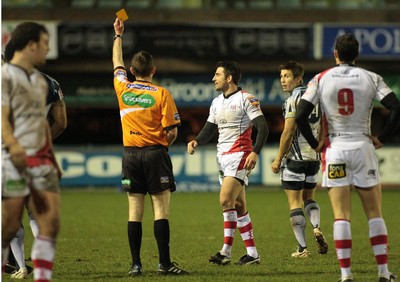 170212 Cardiff Blues v Ulster - RaboDirect PRO 12 -Ulster's Ian Humphrey's is sin binned