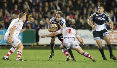 170212 Cardiff Blues v UlsterBlues Xavier Rush takes on Tom Court