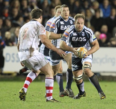 170212 Cardiff Blues v UlsterBlues Xavier Rush takes on Tom Court