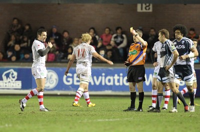 170212 Cardiff Blues v UlsterUlster's Ian Humphreys is yellow carded