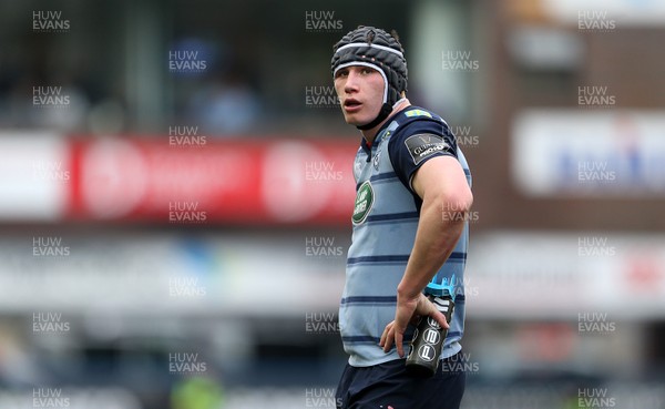 240318 - Cardiff Blues v Ulster - Guinness PRO14 - Seb Davies of Cardiff Blues