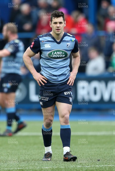 240318 - Cardiff Blues v Ulster - Guinness PRO14 - Tomos Williams of Cardiff Blues