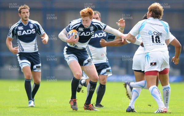 110812 - Cardiff Blues v Worcester Warriors - Preseason Friendly -Rhys Patchell of Cardiff Blues