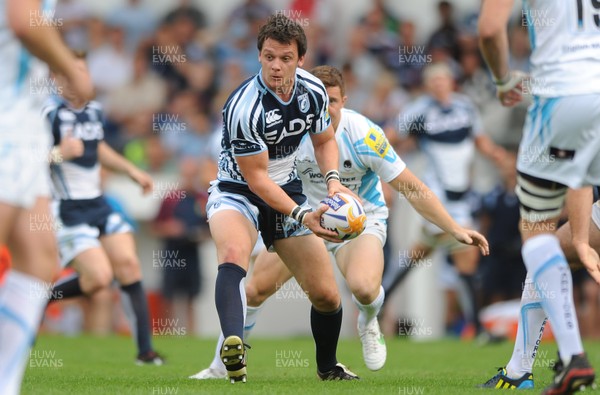 110812 - Cardiff Blues v Worcester Warriors - Preseason Friendly -Robert Lewis of Cardiff Blues