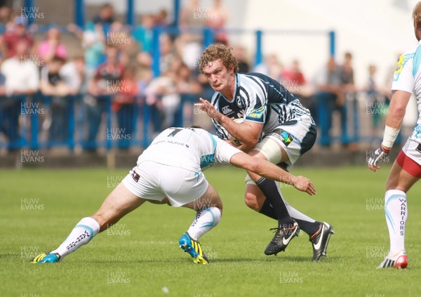 110812 Cardiff Blues v Worcester Warriors - Pre-season warm up -Blues' Rory Watts-Jones