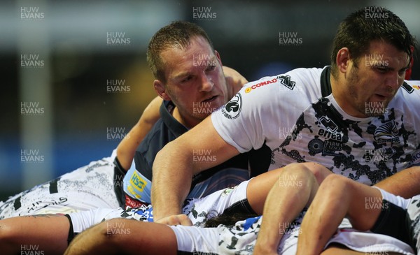 041118 - Cardiff Blues v Zebre, Guinness PRO14 - Gethin Jenkins of Cardiff Blues during his final match before retiring