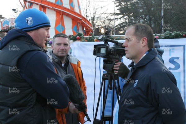 22.12.09 Cardiff Blues at The Winter Wonderland -  Martyn Williams gives an inerview for The Cardiff Blues website at The Winter Wonderland.  