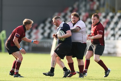 220525 - Cardiff Chiefs v Swansea Gladiators, Mixed Ability Rugby match - Cardiff Chiefs and Swansea Gladiators compete at Rodney Parade