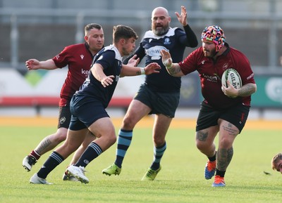 220525 - Cardiff Chiefs v Swansea Gladiators, Mixed Ability Rugby match - Cardiff Chiefs and Swansea Gladiators compete at Rodney Parade
