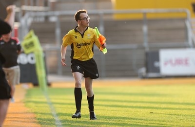 220525 - Cardiff Chiefs v Swansea Gladiators, Mixed Ability Rugby match - Cardiff Match Official Evan Jenkins during the Cardiff Chiefs and Swansea Gladiators match at Rodney Parade