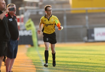 220525 - Cardiff Chiefs v Swansea Gladiators, Mixed Ability Rugby match - Cardiff Match Official Evan Jenkins during the Cardiff Chiefs and Swansea Gladiators match at Rodney Parade
