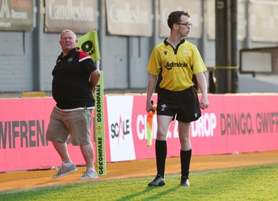 220525 - Cardiff Chiefs v Swansea Gladiators, Mixed Ability Rugby match - Cardiff Match Official Evan Jenkins during the Cardiff Chiefs and Swansea Gladiators match at Rodney Parade