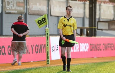 220525 - Cardiff Chiefs v Swansea Gladiators, Mixed Ability Rugby match - Cardiff Match Official Evan Jenkins during the Cardiff Chiefs and Swansea Gladiators match at Rodney Parade