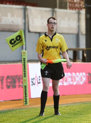 220525 - Cardiff Chiefs v Swansea Gladiators, Mixed Ability Rugby match - Cardiff Match Official Evan Jenkins during the Cardiff Chiefs and Swansea Gladiators match at Rodney Parade