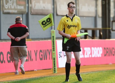 220525 - Cardiff Chiefs v Swansea Gladiators, Mixed Ability Rugby match - Cardiff Match Official Evan Jenkins during the Cardiff Chiefs and Swansea Gladiators match at Rodney Parade