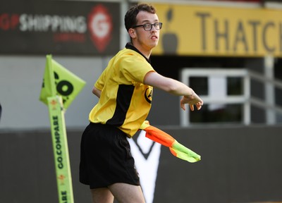 220525 - Cardiff Chiefs v Swansea Gladiators, Mixed Ability Rugby match - Cardiff Match Official Evan Jenkins during the Cardiff Chiefs and Swansea Gladiators match at Rodney Parade