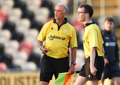 220525 - Cardiff Chiefs v Swansea Gladiators, Mixed Ability Rugby match - Cardiff Match Official Evan Jenkins during the Cardiff Chiefs and Swansea Gladiators match at Rodney Parade