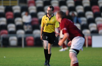 220525 - Cardiff Chiefs v Swansea Gladiators, Mixed Ability Rugby match - Cardiff Match Official Evan Jenkins during the Cardiff Chiefs and Swansea Gladiators match at Rodney Parade