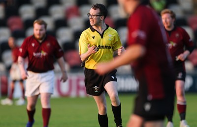 220525 - Cardiff Chiefs v Swansea Gladiators, Mixed Ability Rugby match - Cardiff Match Official Evan Jenkins during the Cardiff Chiefs and Swansea Gladiators match at Rodney Parade