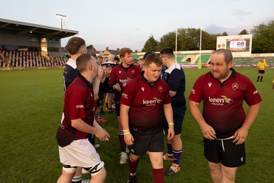 220525 - Cardiff Chiefs v Swansea Gladiators, Mixed Ability Rugby match - Cardiff Chiefs and Swansea Gladiators compete at Rodney Parade
