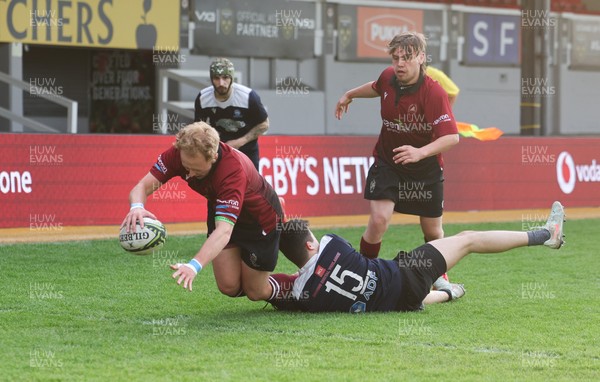 220525 - Cardiff Chiefs v Swansea Gladiators, Mixed Ability Rugby match - Cardiff Chiefs and Swansea Gladiators compete at Rodney Parade
