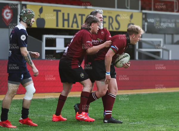 220525 - Cardiff Chiefs v Swansea Gladiators, Mixed Ability Rugby match - Cardiff Chiefs and Swansea Gladiators compete at Rodney Parade