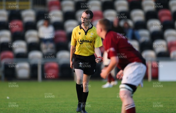220525 - Cardiff Chiefs v Swansea Gladiators, Mixed Ability Rugby match - Cardiff Match Official Evan Jenkins during the Cardiff Chiefs and Swansea Gladiators match at Rodney Parade