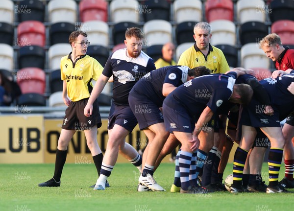 220525 - Cardiff Chiefs v Swansea Gladiators, Mixed Ability Rugby match - Cardiff Match Official Evan Jenkins during the Cardiff Chiefs and Swansea Gladiators match at Rodney Parade