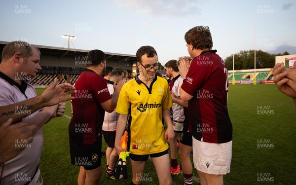 220525 - Cardiff Chiefs v Swansea Gladiators, Mixed Ability Rugby match - Cardiff Match Official Evan Jenkins during the Cardiff Chiefs and Swansea Gladiators match at Rodney Parade
