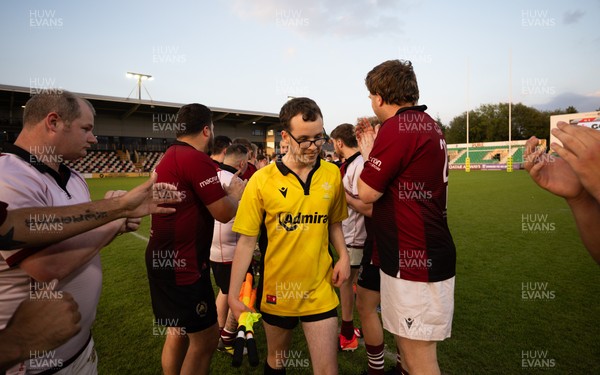 220525 - Cardiff Chiefs v Swansea Gladiators, Mixed Ability Rugby match - Cardiff Match Official Evan Jenkins during the Cardiff Chiefs and Swansea Gladiators match at Rodney Parade