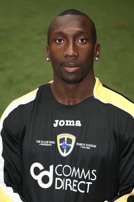 15.05.08...Cardiff City FA Cup Final Squad. Cardiff's Jimmy-Floyd Hasselbaink 