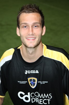 15.05.08...Cardiff City FA Cup Final Squad. Cardiff's Roger Johnson 