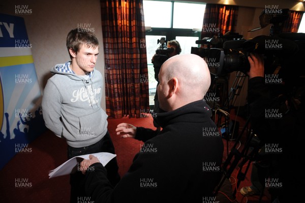 02.04.08 - Cardiff City Press Conference - Aaron Ramsey during Cardiff City's press conference 