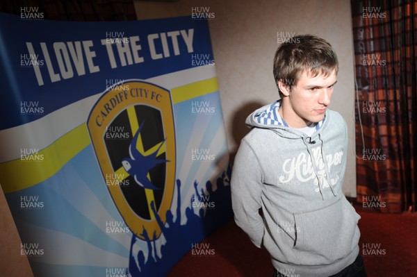 02.04.08 - Cardiff City Press Conference - Aaron Ramsey during Cardiff City's press conference 