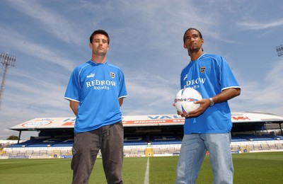 150803 - Cardiff City - New signings Alan Lee and Richard Langley 