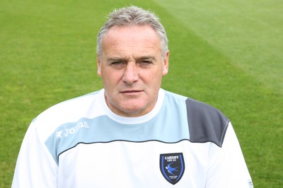 04.08.08 -  Cardiff City FC Squad 2008-09 season Cardiff City manager Dave Jones 