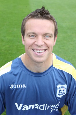 04.08.08 -  Cardiff City FC Squad 2008-09 season Cardiff City's Gavin Rae  