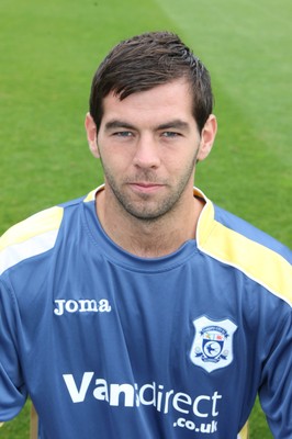 04.08.08 -  Cardiff City FC Squad 2008-09 season Cardiff City's Joe Ledley  